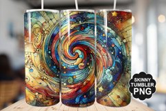 Stained On Stained Glass Tumbler Warp - Tumbler Design Product Image 1