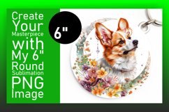 Modern Dog Sublimation Car Coaster Product Image 1