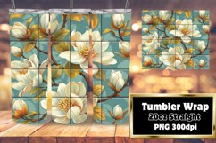 Summer Petal Paradise 20oz Tumbler Wraps - Sublime Sublimati Product Image 1