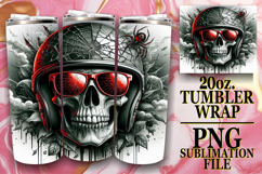 Enchanted vibes 20oz tumbler wrap, Skull Product Image 1