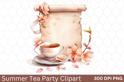 Summer Tea Party Clipart Product Image 1