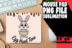 JOYFUL DESK MAT CREATIVE PNG, Easter Bunny Product Image 1