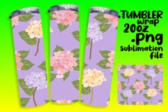 Boho Chic Springtime Blossom Serenity Tumbler Wrap Product Image 1