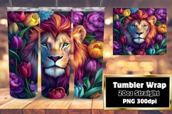 20oz Tumbler Design for Sublimation , Leo Product Image 1