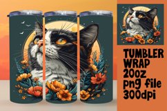 Amusing Kitty Charm Sublimation Tumbler - 20oz Product Image 1