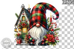 Christmas Gnome Sublimation - Clipart PNG Design Product Image 1