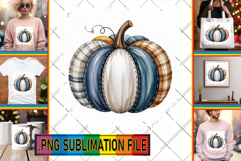 Vibrant TSHIRT Designs PNG, Pumpkin Watercolor Product Image 1