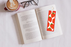 Bookmark laser cut / strawberry bookmark SVG Product Image 2