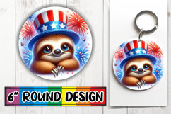 Cozy Circle Ornaments for Kids, USA Animals Product Image 1