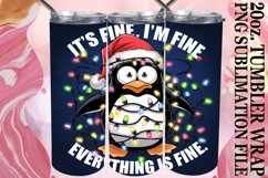 Magical mornings 20oz tumbler wrap, Xmas Product Image 1