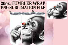 JOYFUL SIPS 20oz TUMBLER WRAP, Cute Animals Product Image 1