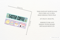 Easter Coffee Sublimation Png Product Image 6