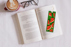 Bookmark laser cut / Watermelon bookmark svg Product Image 2