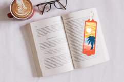 Paper cut bookmark / Bookmark summer paper cutting Product Image 2