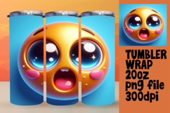 Unique 20oz Tumbler Gift Design , 3D Emoji Product Image 1