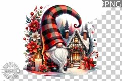 Christmas Gnome Sublimation - Clipart PNG Design Product Image 1