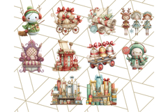 Snowman Family Clipart 76 PNG Winter Holiday Art Product Image 2