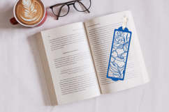 Bookmark flowers Cut files SVG / Bookmark flowers paper cut Product Image 2