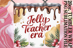 Joyful heart 20oz tumbler wrap, Teacher Product Image 1