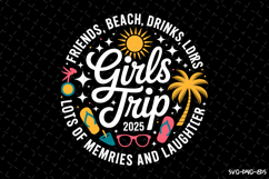 Girls Trip 2025 svg Design | Svg Files for Cricut Product Image 1