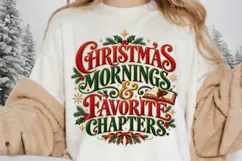 Christmas Mornings & Favorite Chapters PNG, Christmas Book Product Image 2