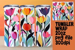 Colorful Garden Retreat 20oz Tumbler Sublimation Product Image 1