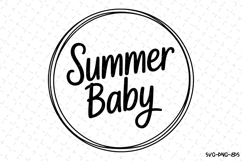 Summer Baby svg | Summer Svg | Svg Cut Files Product Image 1