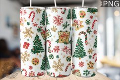Christmas Tree Tumbler Wrap -High Quality 300 Dpi Product Image 1
