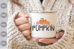 Pumpkin Quote SVG Cut Files / Hey There Pumpkin SVG Design Product Image 3