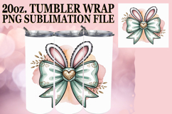 BREATHTAKING SUNSETS 20oz TUMBLER WRAP, Easter Bow Product Image 1