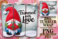 BLISSFUL SUNSETS 20oz TUMBLER WRAP, Holiday Gnome Product Image 1