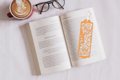 Bookmark paper cut / Flower bookmark paper cut Product Image 2