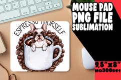 CHEERFUL mouse PAD Fun Magic, Coffee Dog Product Image 1