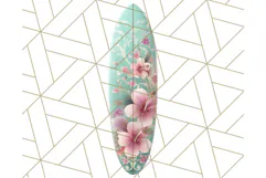 Pink and Mint Summer Clipart PNG Beach Icons, Summer Fun Png Product Image 2