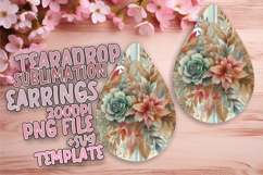 Chic Teardrop Design for Crafting , Autumn Flower Product Image 1