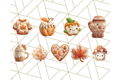 Fall Gingerbread Cookie PNG Clipart, Autumn Cookies Clip Art Product Image 6