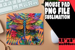 Bold Vibrant Colorburst Mouse Pad, Sublimation Product Image 1