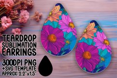 Vivid Floral Pattern Sublimation Wraps Product Image 1