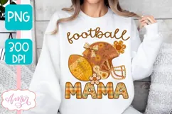 Football Mama sublimation PNG | American Football shirt PNG Product Image 3