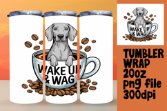 GREAT GIFT: 20oz Tumbler Design , Coffee Dog Product Image 1