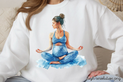Mothers Day Pregnant Sublimation PNG Product Image 1