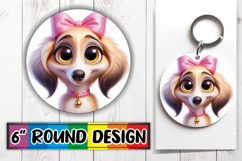 Enchanted Round Ornaments Magic, 3D Dog Product Image 1