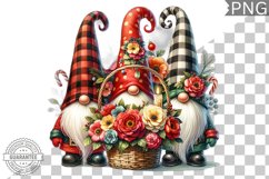 Christmas Gnome Sublimation - Clipart PNG Design Product Image 1