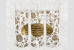 Mama quote Gold Roses Floral 20oz tumbler sublimation design Product Image 1