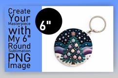 Elegant Circle Design Keychain Artwork , Holiday Product Image 1
