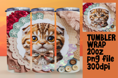 Sublimation Ready 20oz Design Files , Holiday Pets Product Image 1