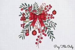 Woodland Christmas Animals Cliparts PNG Product Image 1