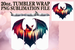 Dreamy Reflections 20oz tumbler wrap, Animals Art Product Image 1