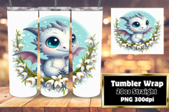 Personalized 20oz Tumbler Gift , Dragon Product Image 1