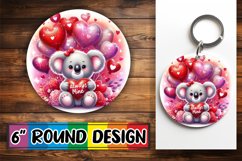 Radiant Ornaments Round Design, Valentines Product Image 1